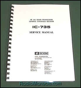 Icom IC-735 Service Manual
